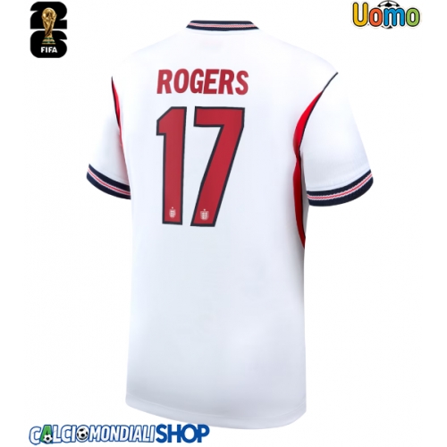 Maglie da calcio Inghilterra Morgan Rogers #17 Prima Maglia Mondiali 2026  Manica Corta